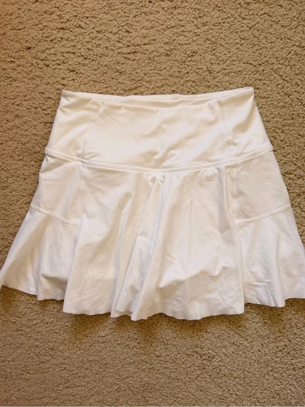 Free people Women's White Athletic Flared Skirt